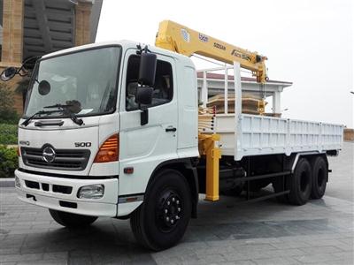Xe tải Hino FL8JTSA 15 tấn gắn cẩu Soosan SCS524 6 tấn