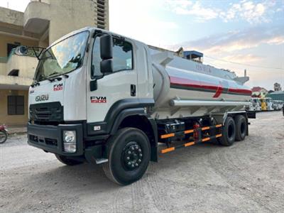XE BỒN CHỞ XĂNG DẦU 18500 LÍT ISUZU FVM