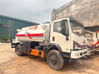 Xe bồn chở xăng dầu 9 khối 2 cầu chủ động