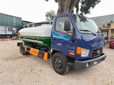 Ô tô chở nước sạch 6 khối Hyundai bồn Inox 